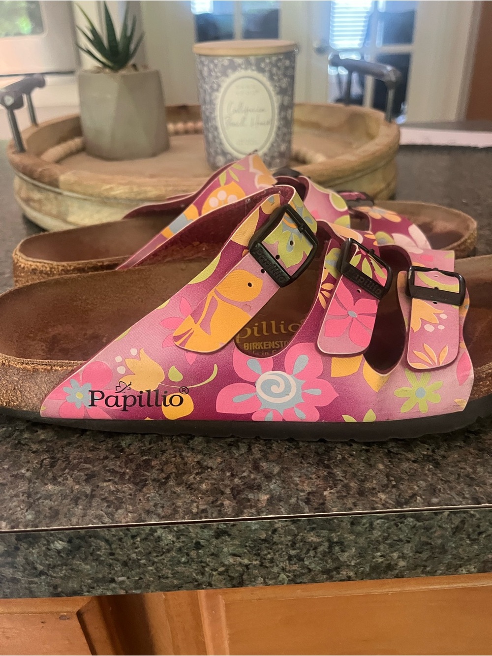 Papillo by Birkenstock Floral Triple-Strap Sandals - Picture 2 of 3